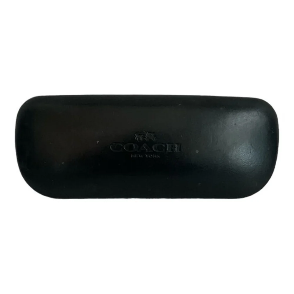 COACH Black Hard Shell Sunglasses Case 6.5